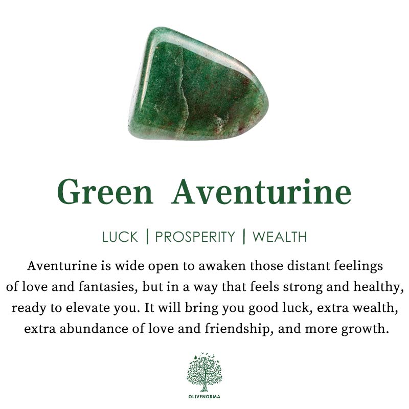 Stylish Crystal with Tree of Life Gemstone Necklace - Elara-Green Aventurine-Nora Luxe