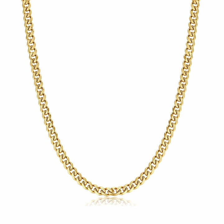 Stylish Cuban Link Necklace - Noah-Gold-0.20 in-Nora Luxe