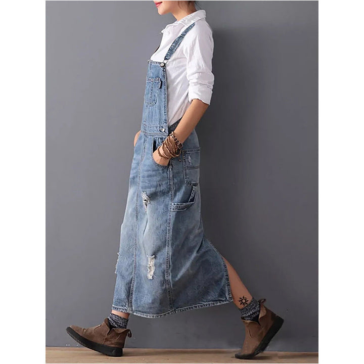 Stylish Denim Dress - Eliza-S-Nora Luxe