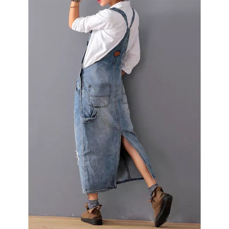Stylish Denim Dress - Eliza-S-Nora Luxe