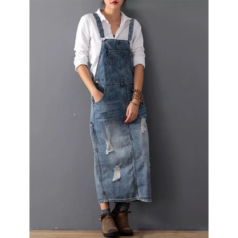Stylish Denim Dress - Eliza-S-Nora Luxe