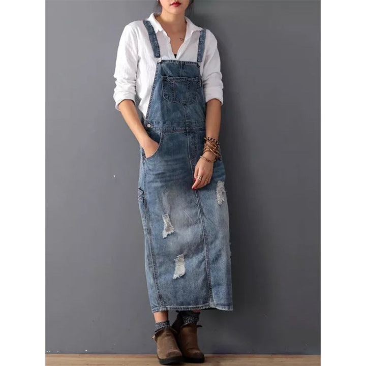 Stylish Denim Dress - Eliza-S-Nora Luxe