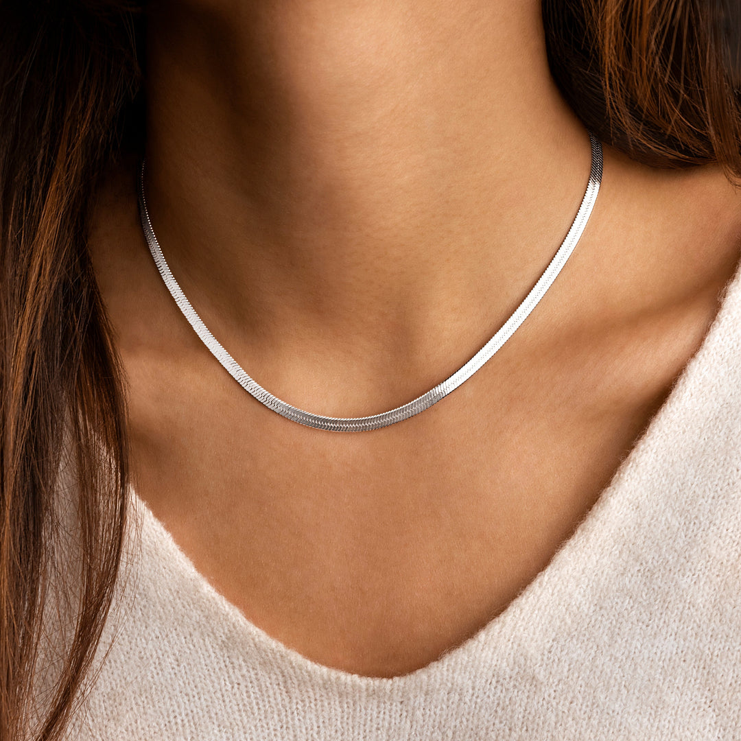 Stylish Flat Chain - Helena-Gold-Nora Luxe