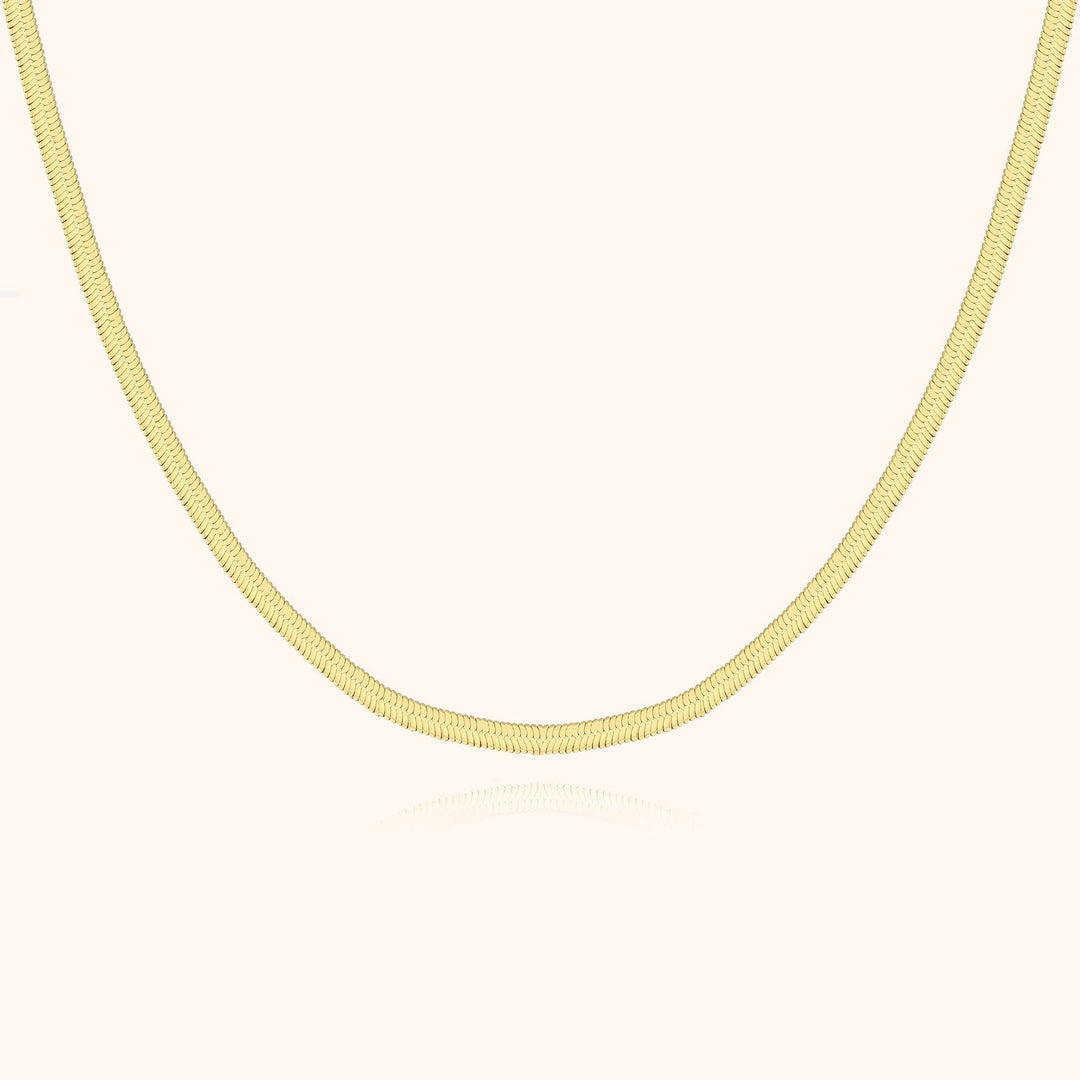 Stylish Flat Chain - Helena-Gold-Nora Luxe
