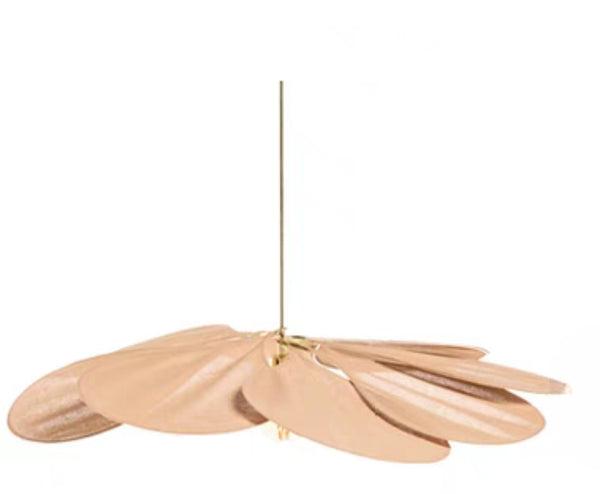 Stylish Flower-Shaped Pendant Lamp - Petalume-Khaki-S (50 cm x 100 cm)-The Livary