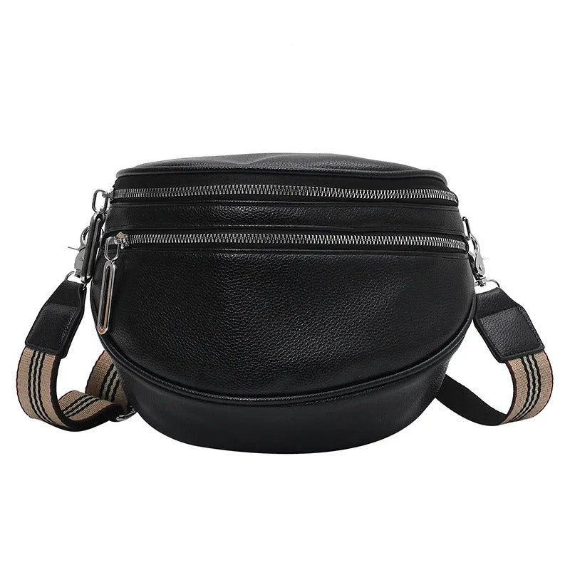 Stylish Handbag - Isla-Black-9.84 × 7.87 × 3.74 in-Nora Luxe
