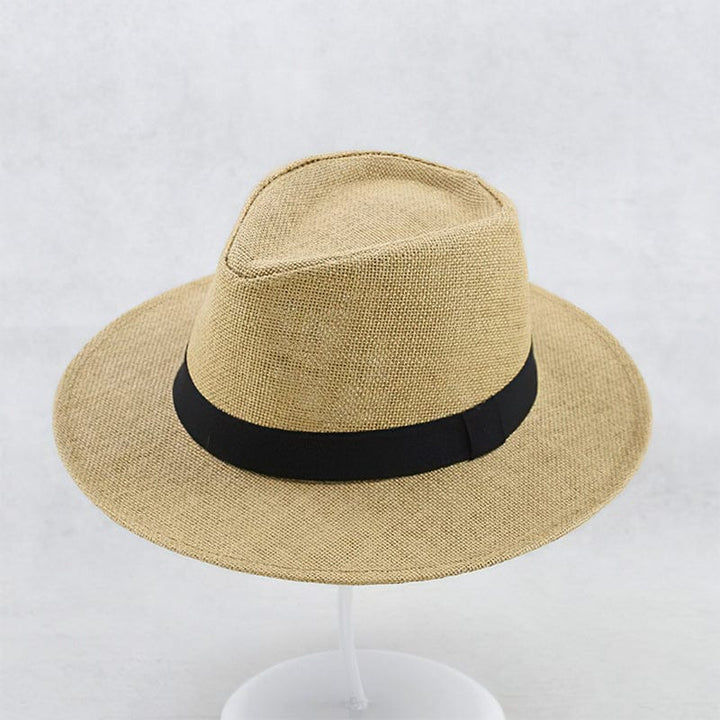 Stylish Handmade Panama Hat - Benito-Khaki-Nora Luxe