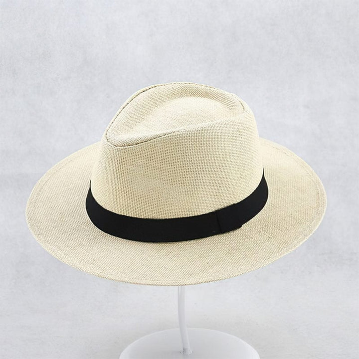 Stylish Handmade Panama Hat - Benito-White-Nora Luxe