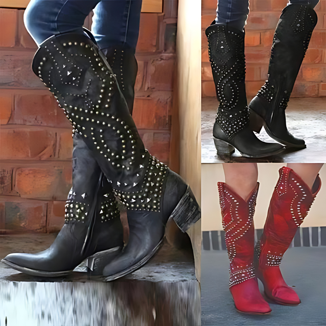 Stylish High Ladies' Boots - Elena-Brown-3.0-Nora Luxe
