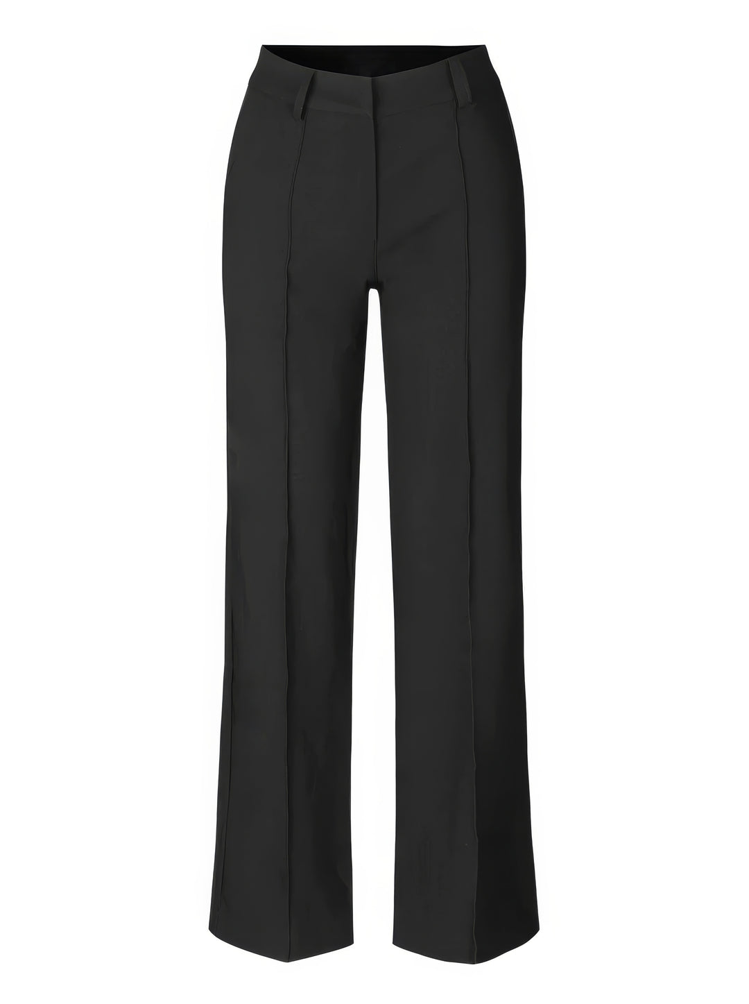 Stylish High-Waisted Trousers - Luna-Black-S-Nora Luxe