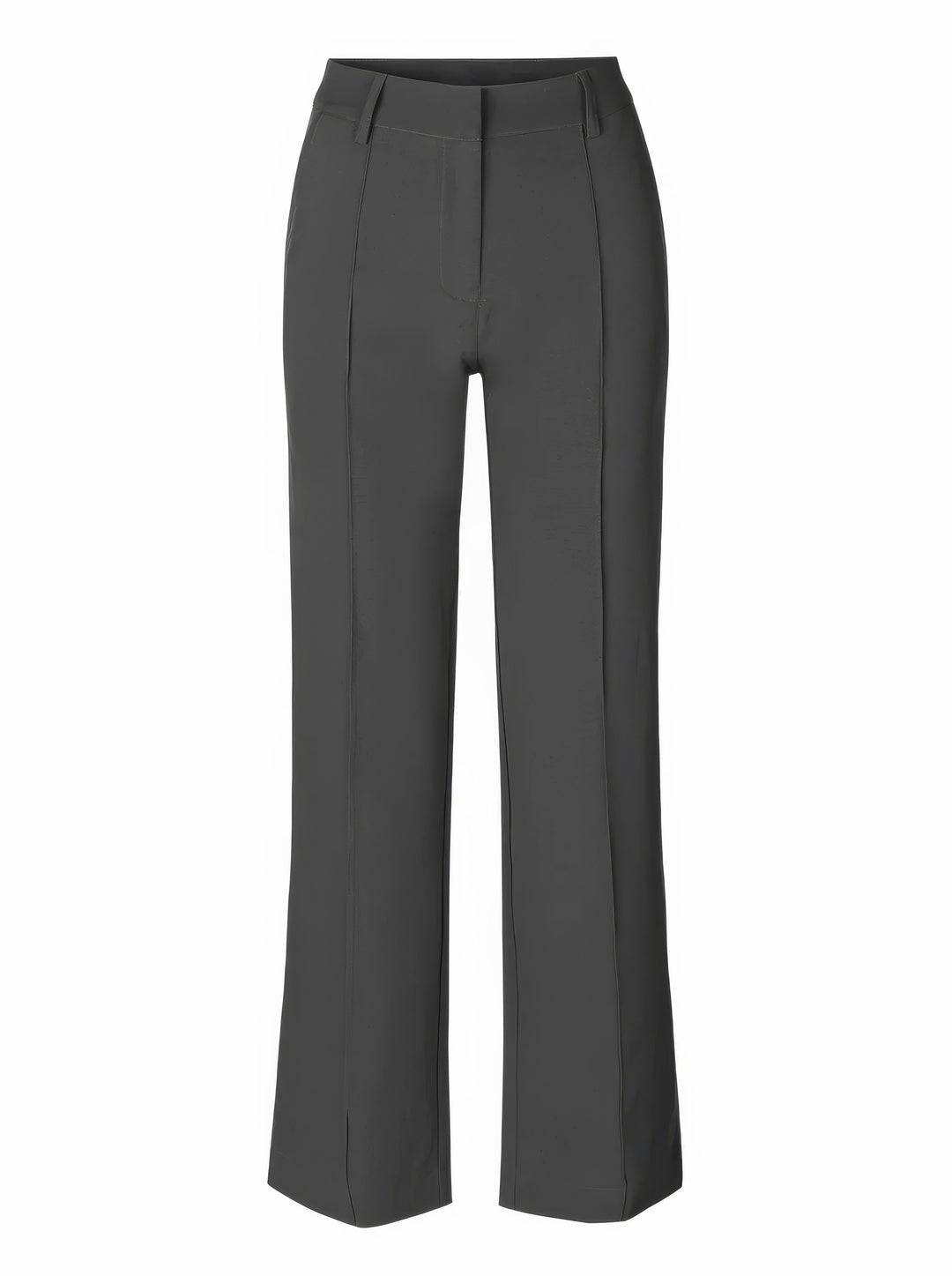 Stylish High-Waisted Trousers - Luna-Black-S-Nora Luxe