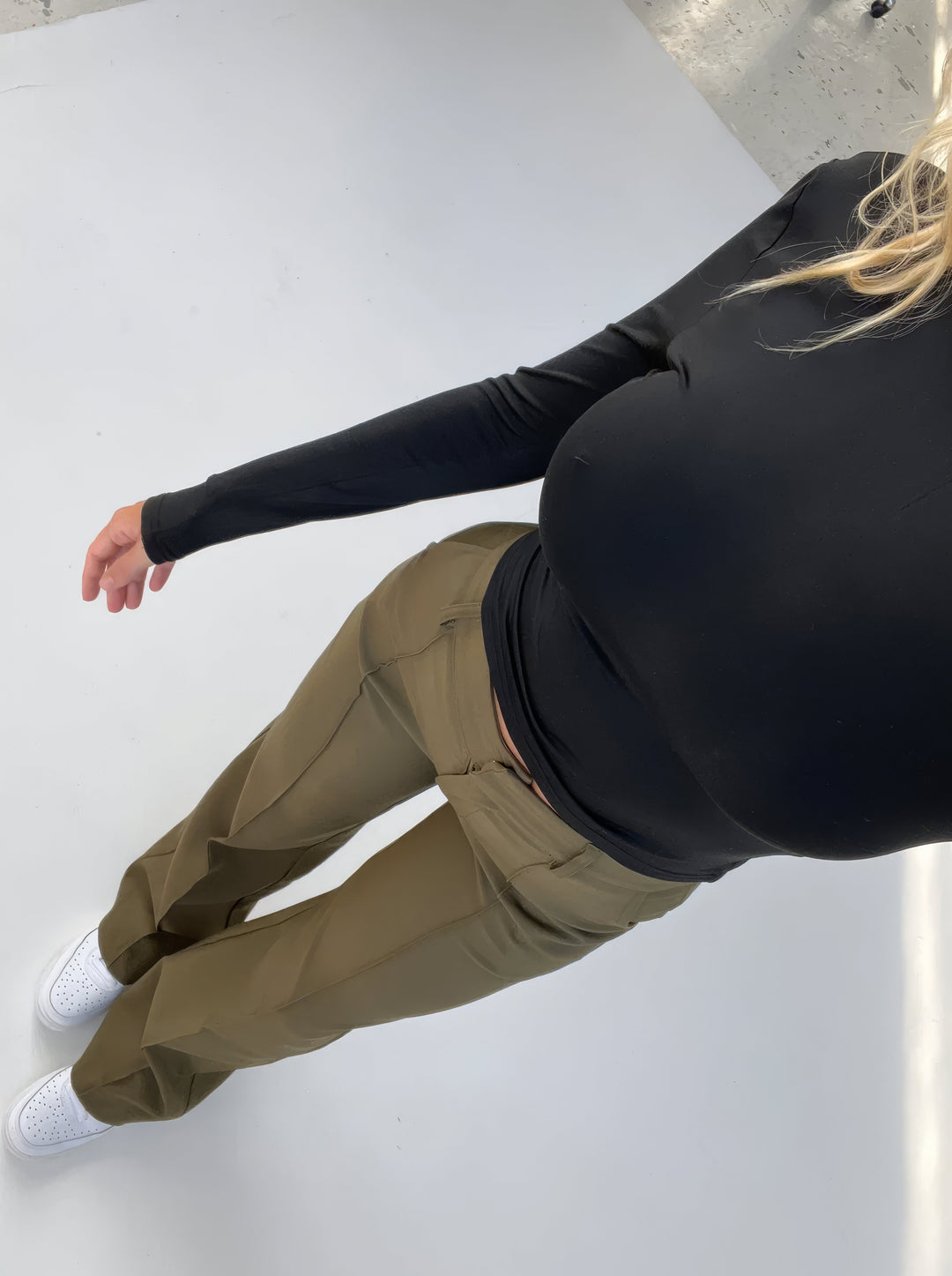 Stylish High-Waisted Trousers - Luna-Black-S-Nora Luxe
