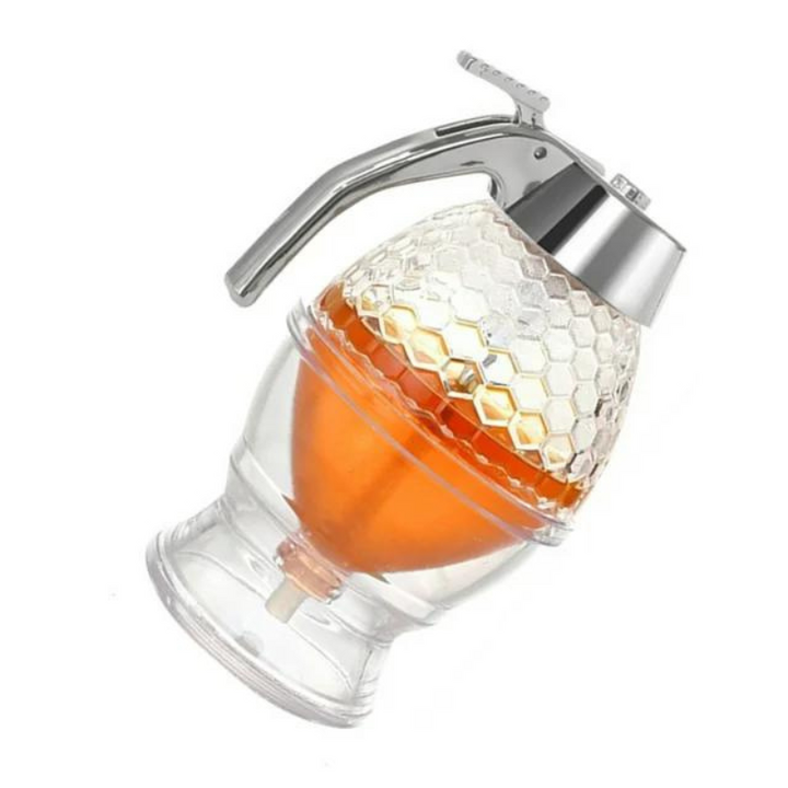 Stylish Honey Dispenser with Drip-Free Technology - AmberDrop-Nora Luxe