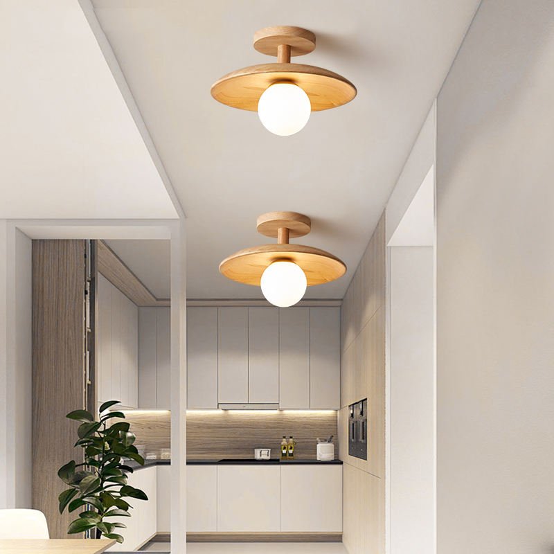 Stylish Japanese Ceiling Lamp - ZenGlow-Nora Luxe
