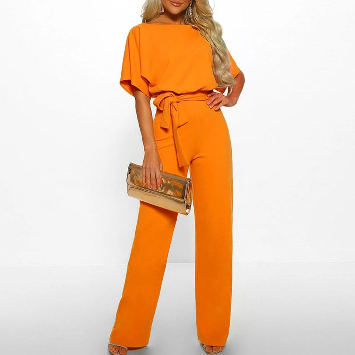 Stylish Jumpsuit with Flattering Waist - Naomi-Yellow-S-Nora Luxe