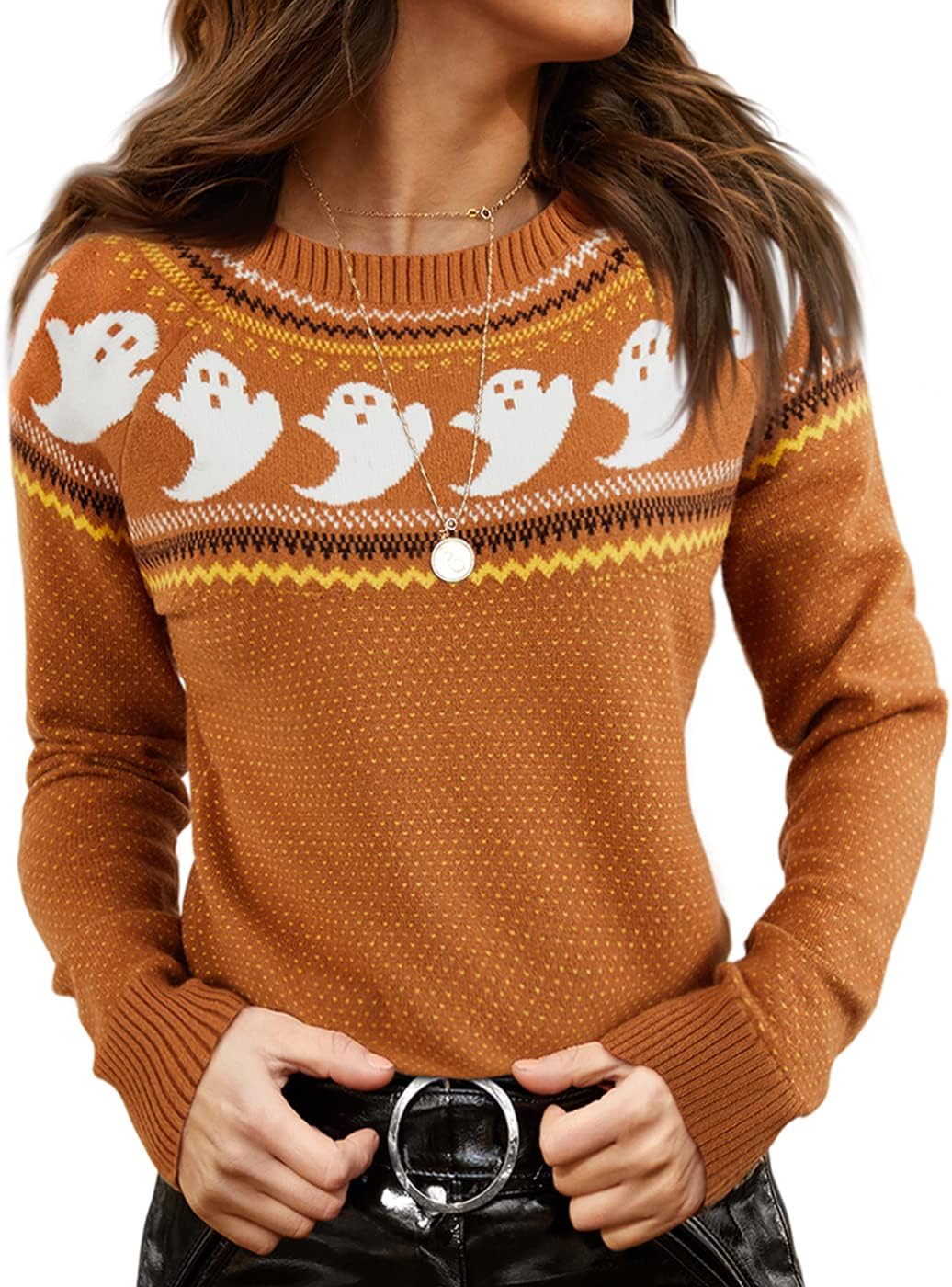 Stylish Knitted Women's Turtleneck - Denise-Apricot-S-Nora Luxe