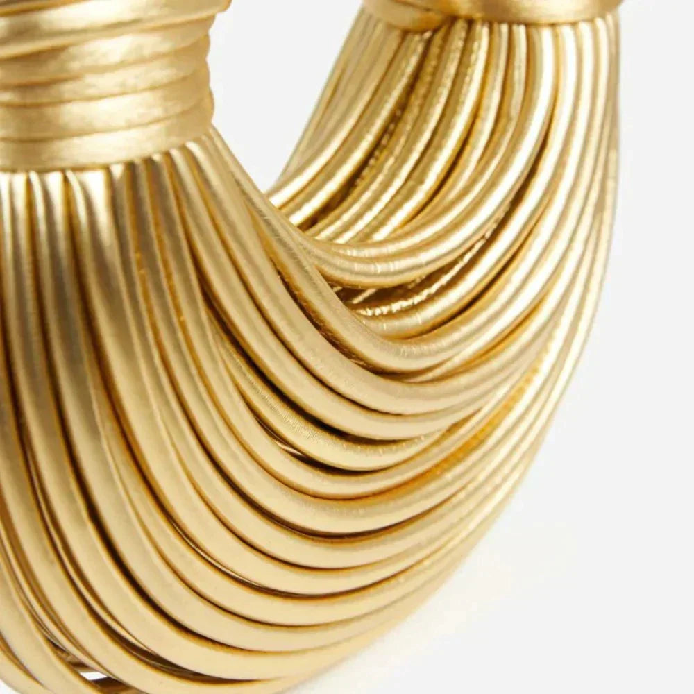 Stylish Knotted Shoulder Bag - Kiana-Gold-Nora Luxe