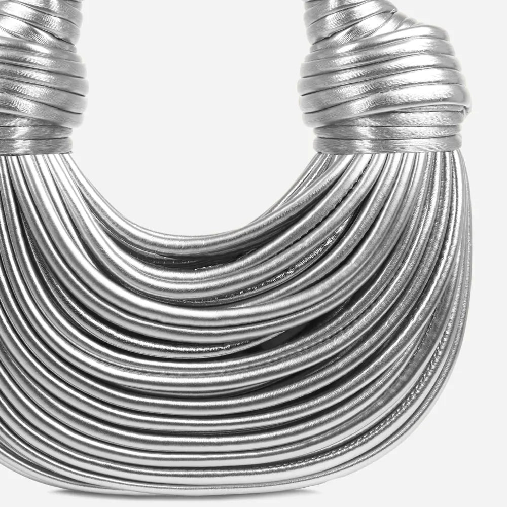 Stylish Knotted Shoulder Bag - Kiana-Gold-Nora Luxe