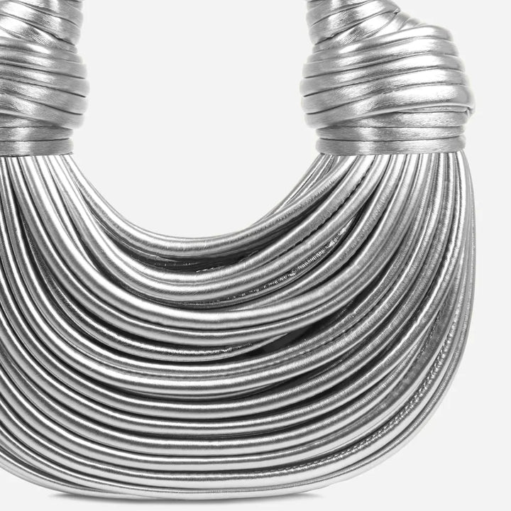 Stylish Knotted Shoulder Bag - Kiana-Gold-Nora Luxe