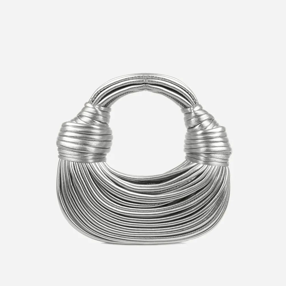 Stylish Knotted Shoulder Bag - Kiana-Gold-Nora Luxe