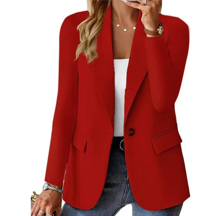 Stylish Ladies Blazer - Emma-Red-S-Nora Luxe
