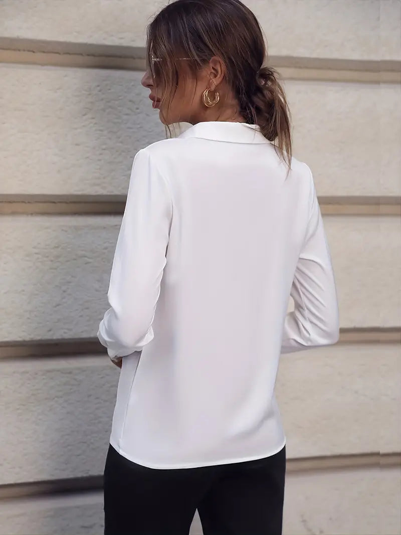 Stylish Ladies Blouse - Emma-White-S-Nora Luxe