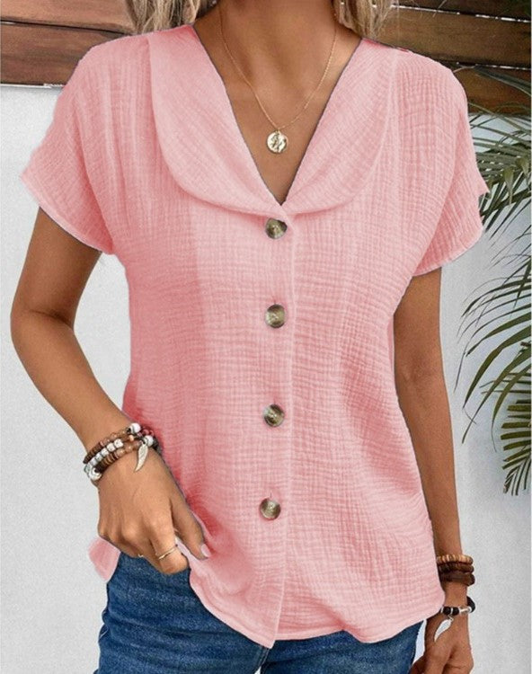 Stylish Ladies' Blouse - Sophia-Pink-XS (4-6)-Nora Luxe