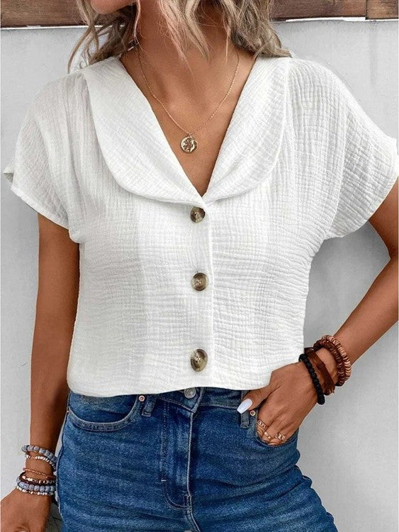 Stylish Ladies' Blouse - Sophia-White-XS (4-6)-Nora Luxe