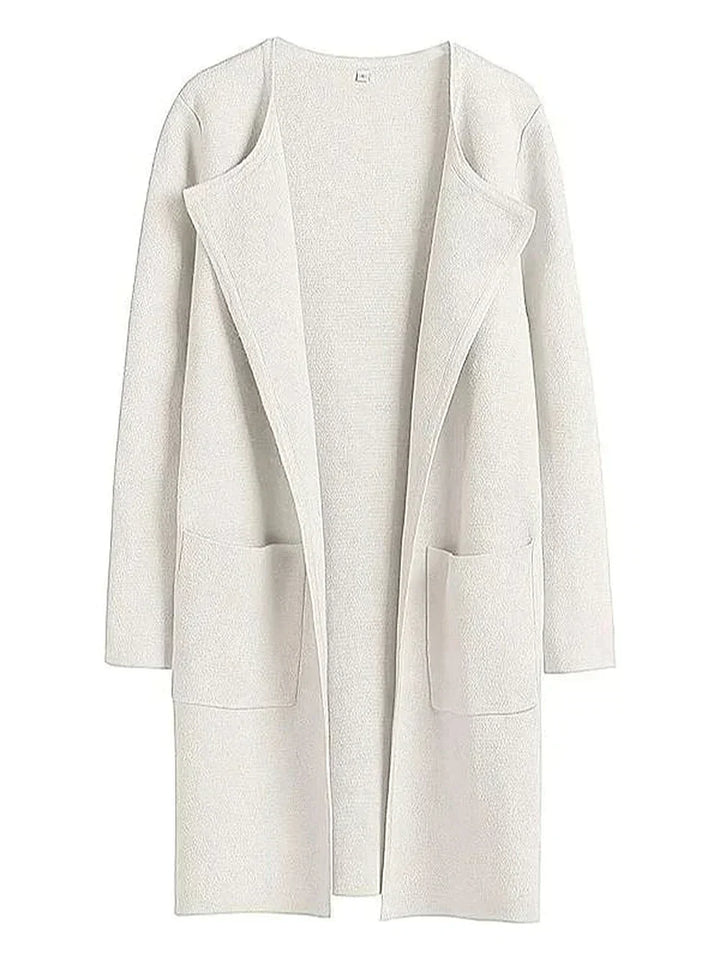 Stylish Ladies' Cardigan - Djamila-Brown-S (4-6)-Nora Luxe