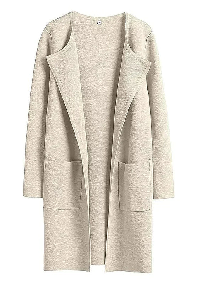 Stylish Ladies' Cardigan - Djamila-Brown-S (4-6)-Nora Luxe