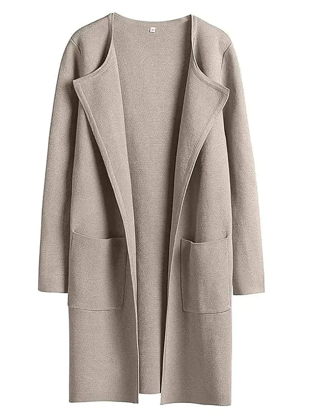 Stylish Ladies' Cardigan - Djamila-Gray Apricot-S (4-6)-Nora Luxe