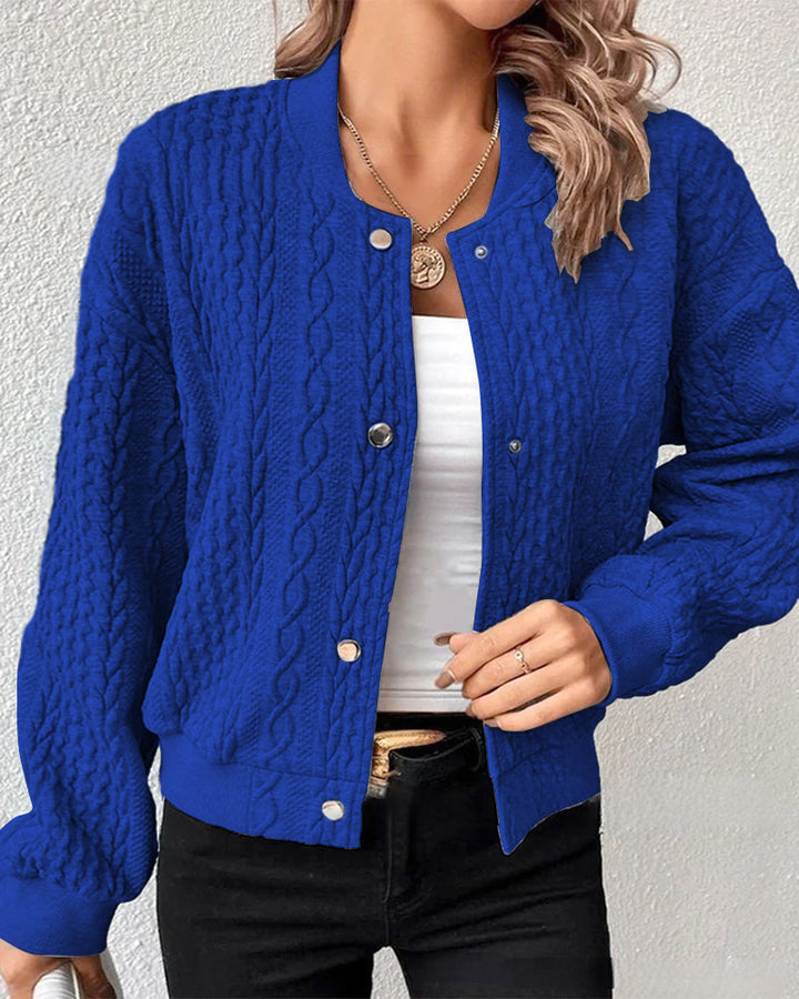 Stylish Ladies' Cardigan - Eloise-Blue-S-Nora Luxe