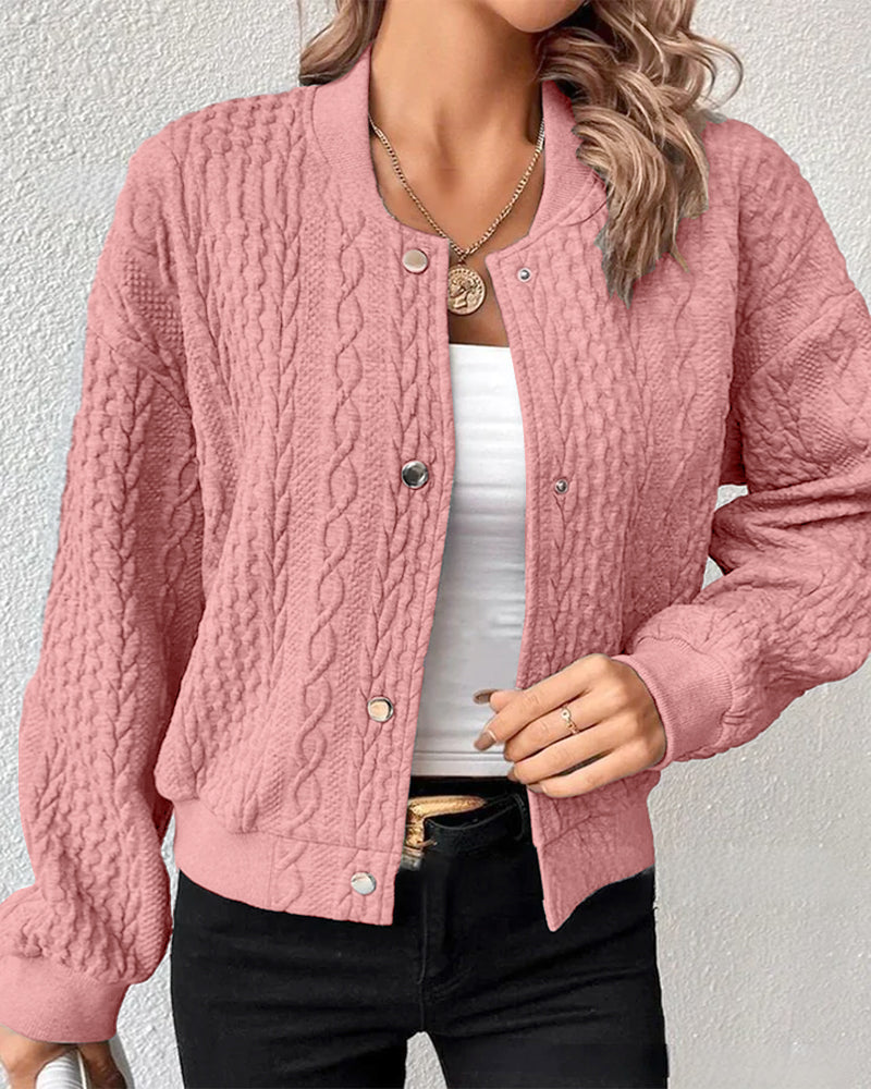 Stylish Ladies' Cardigan - Eloise-Pink-S-Nora Luxe
