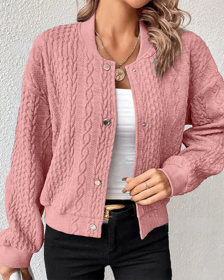 Stylish Ladies' Cardigan - Eloise-Pink-S-Nora Luxe