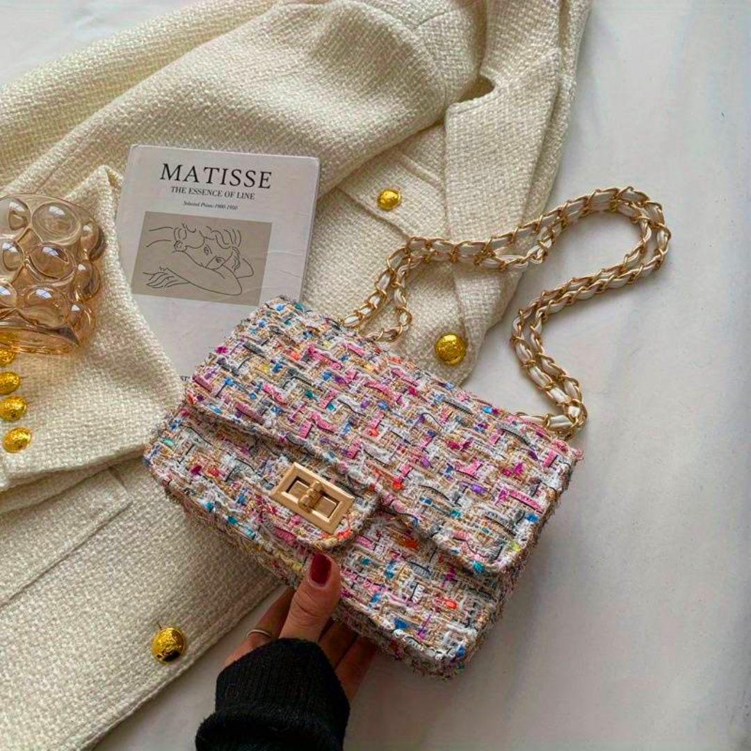 Stylish Ladies Shoulder Bag - Livia-White-Nora Luxe