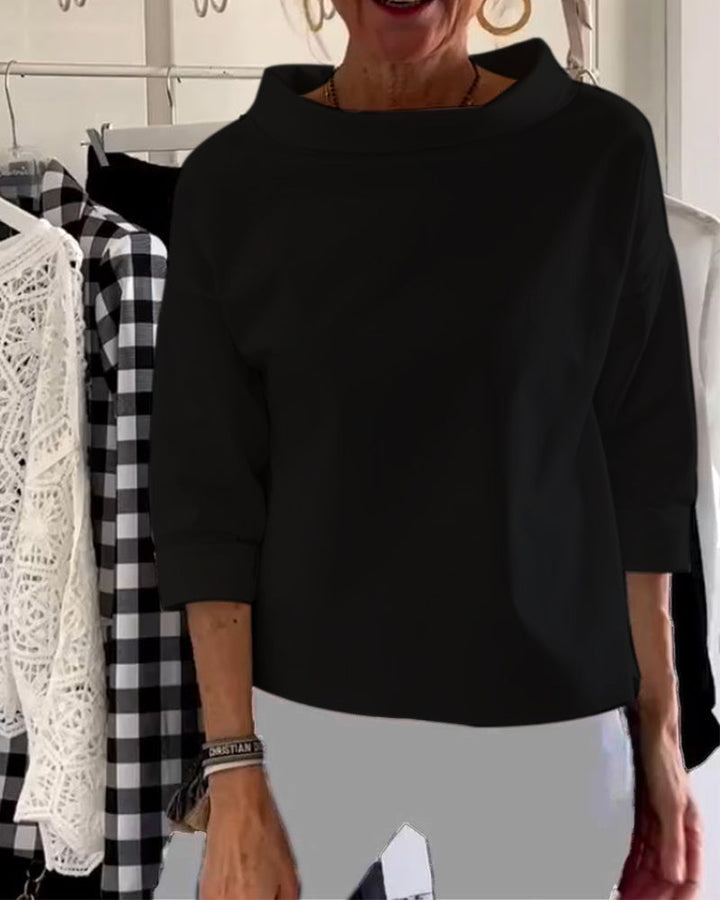 Stylish Ladies Top - Livia-Black-S-Nora Luxe