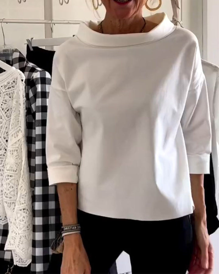 Stylish Ladies Top - Livia-White-S-Nora Luxe