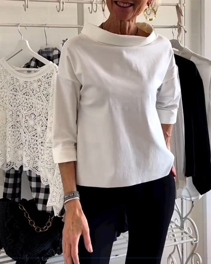 Stylish Ladies Top - Livia-White-S-Nora Luxe