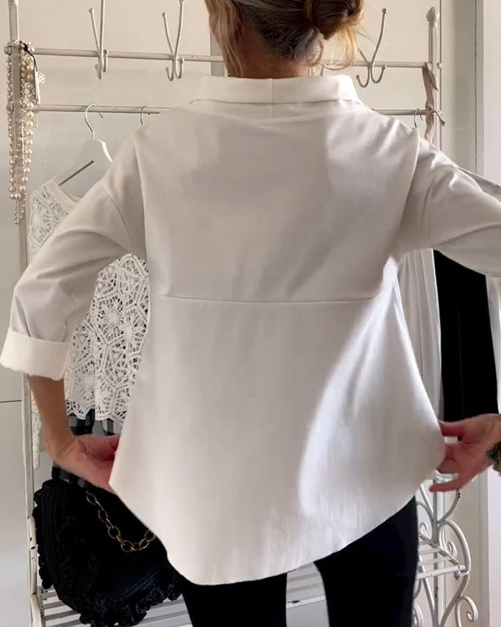 Stylish Ladies Top - Livia-White-S-Nora Luxe