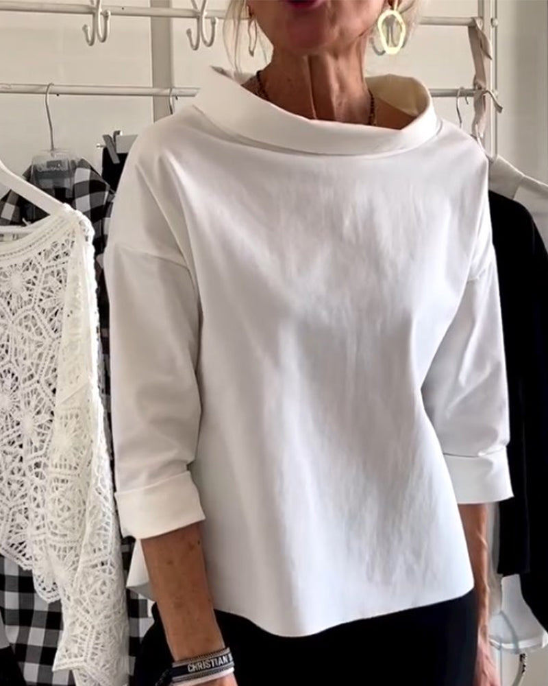 Stylish Ladies Top - Livia-White-S-Nora Luxe