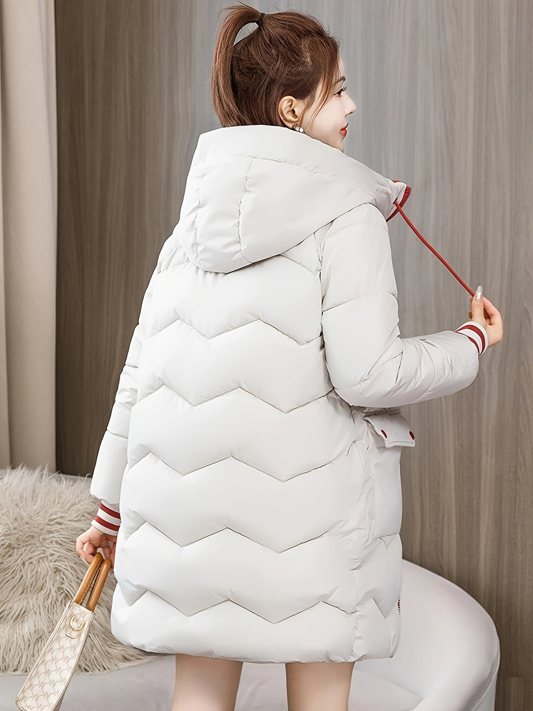 Stylish Ladies Winter Coat - Sophie-Black-S-Nora Luxe