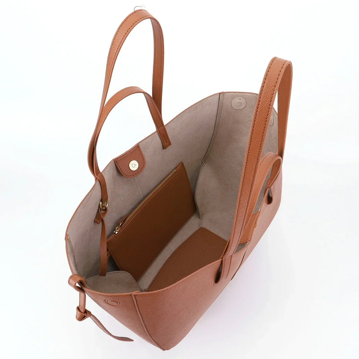 Stylish Leather Handbag - Adeline-Black-Nora Luxe