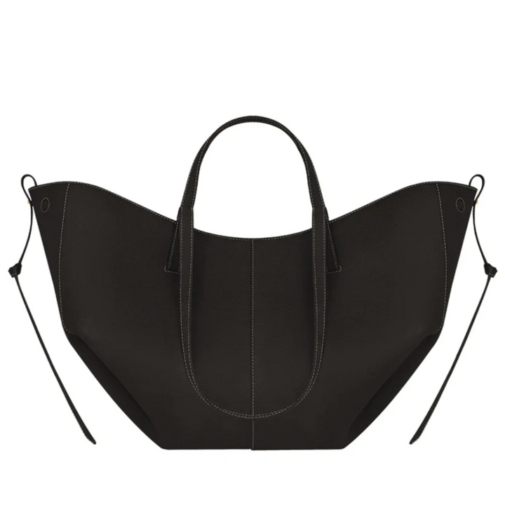 Stylish Leather Handbag - Adeline-Black-Nora Luxe