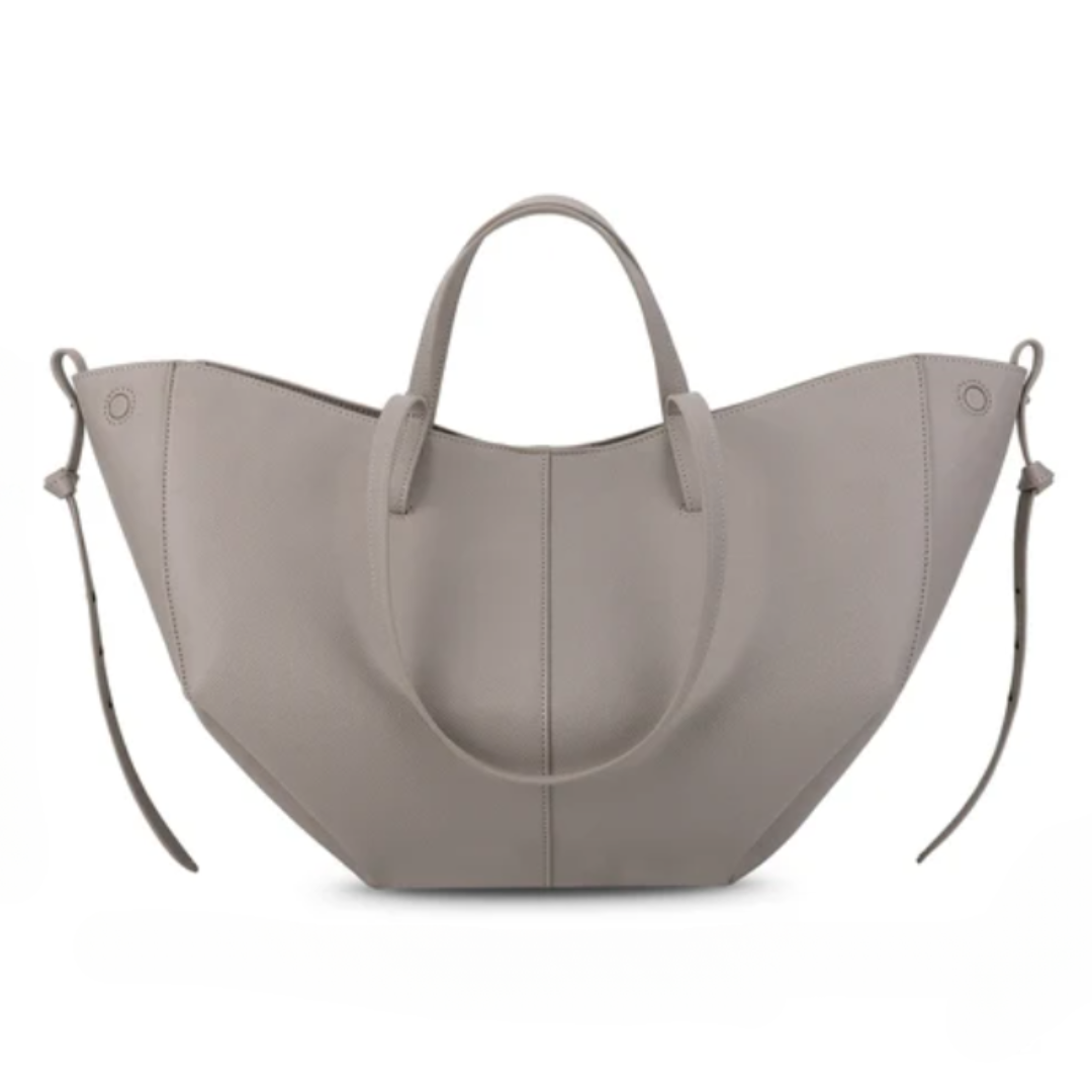 Stylish Leather Handbag - Adeline-Gray-Nora Luxe