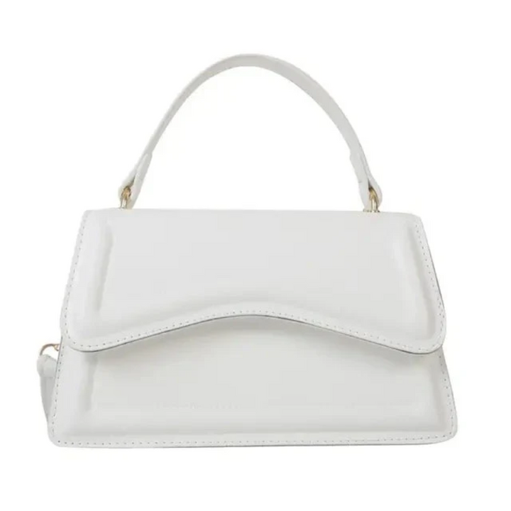 Stylish Leather Ladies Shoulder Bags - LuxeClass-White-Nora Luxe