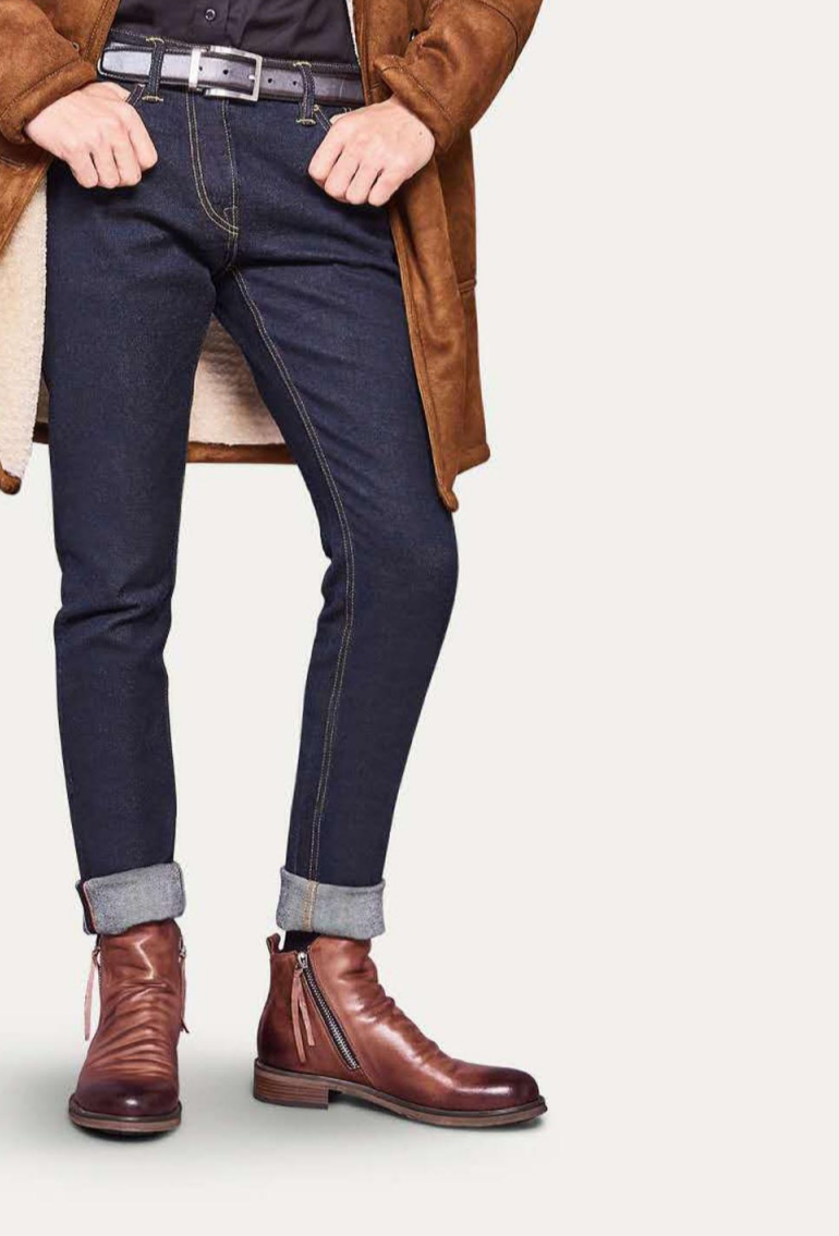 Stylish Leather Men's Boots - Milan-Black-5.5-Nora Luxe