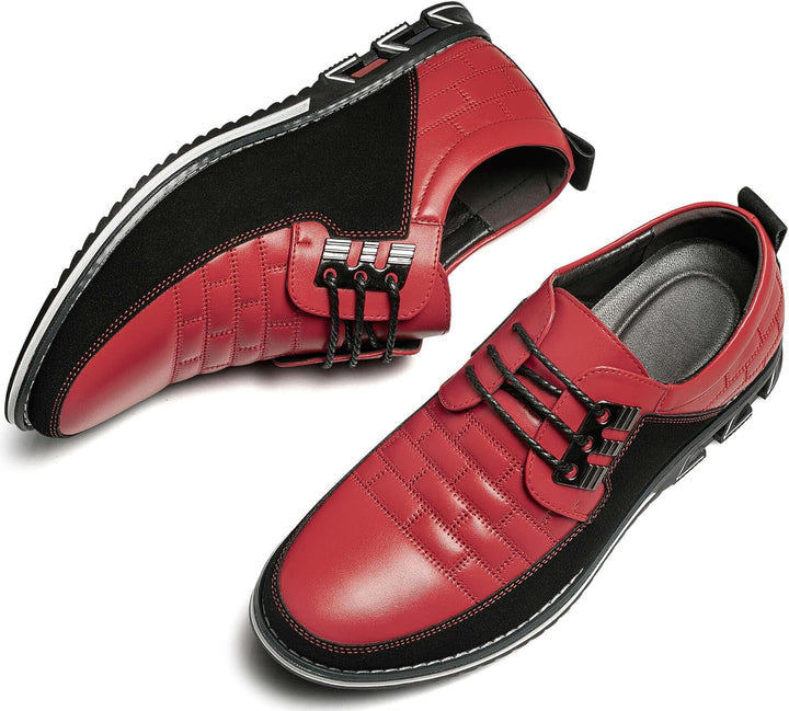 Stylish Leather Men's Shoes - James-Black-7.0-Nora Luxe