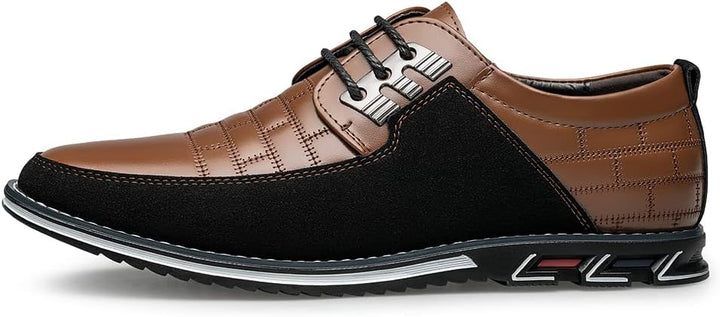 Stylish Leather Men's Shoes - James-Black-7.0-Nora Luxe