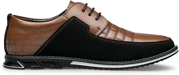 Stylish Leather Men's Shoes - James-Black-7.0-Nora Luxe
