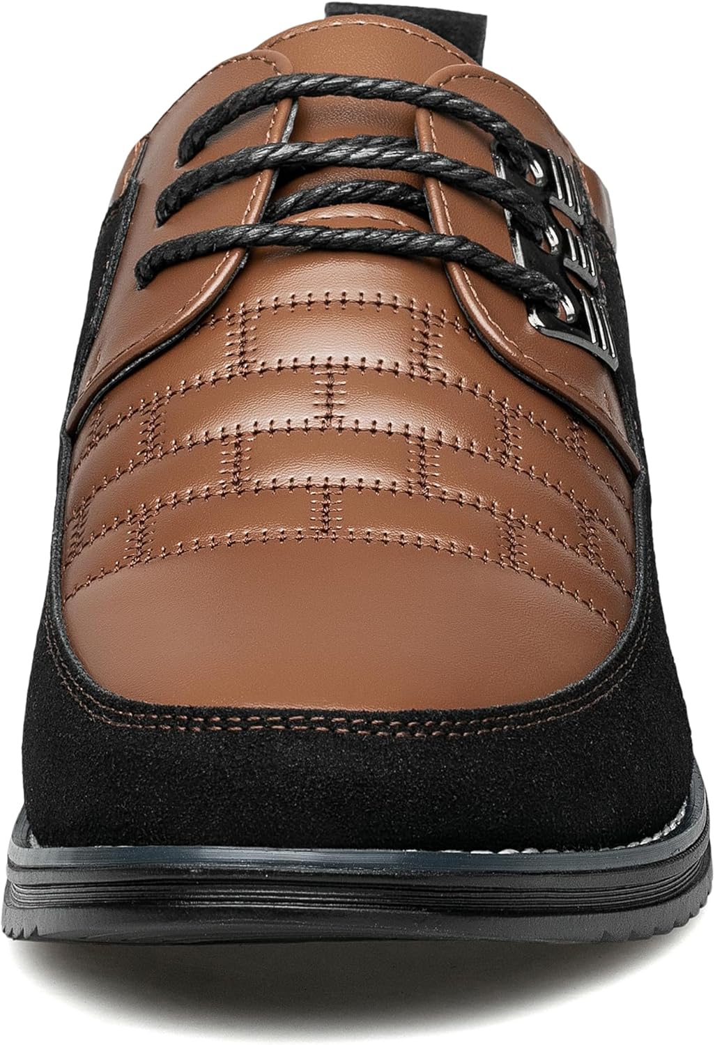 Stylish Leather Men's Shoes - James-Black-7.0-Nora Luxe